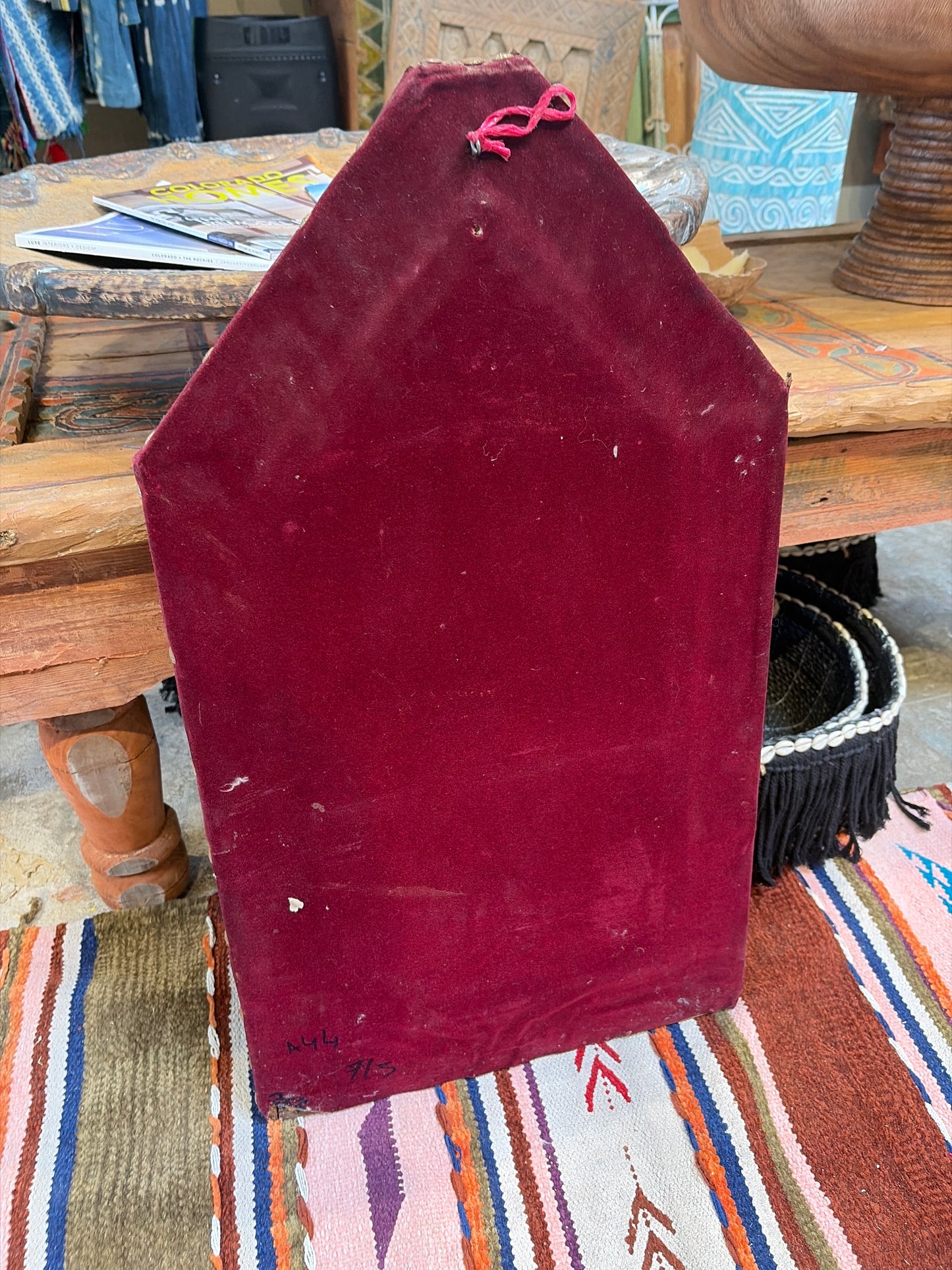 Morocco Medina Bone Inlay Geometric Point Mirror – Natural Diamond Lattice