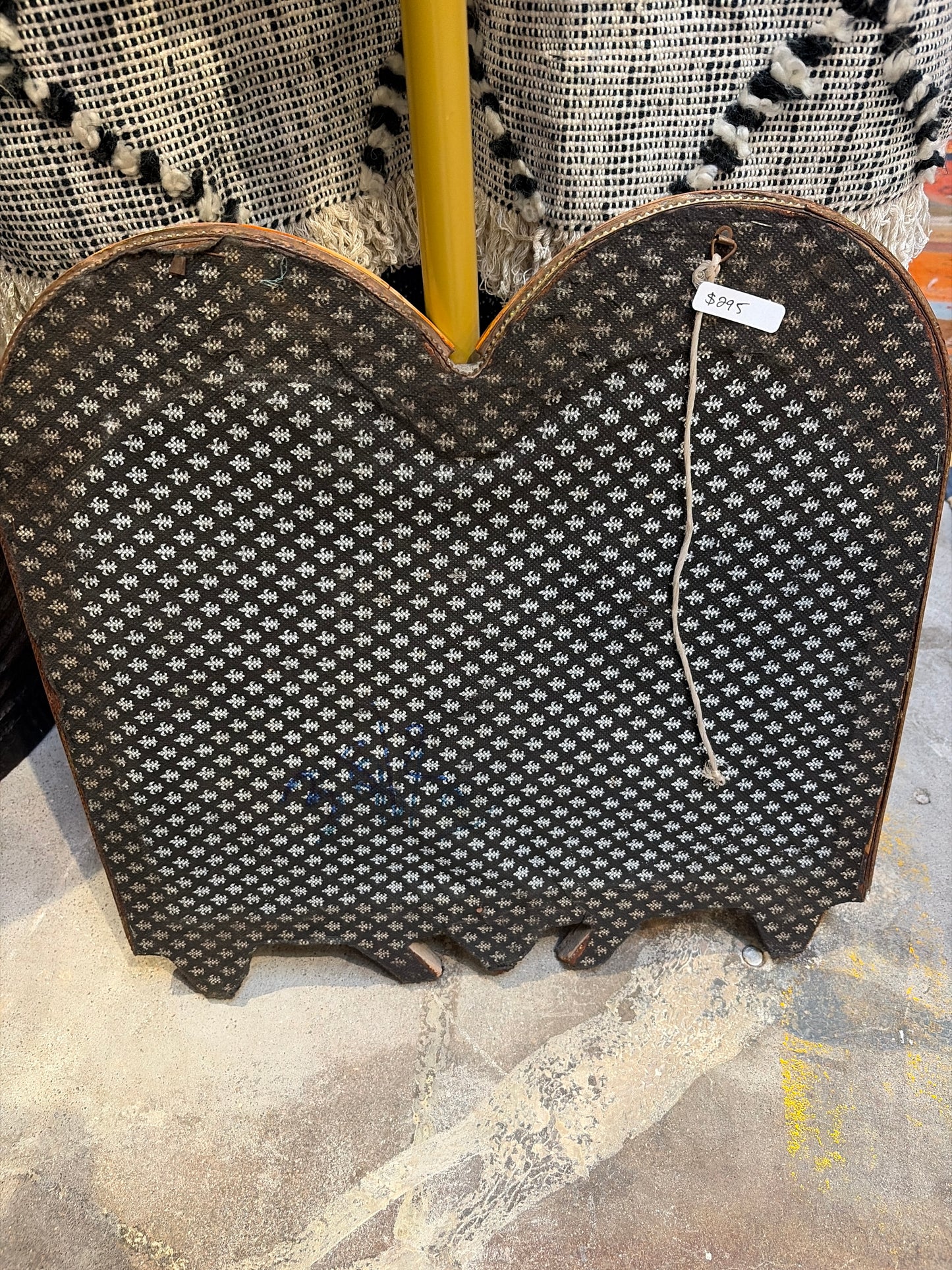 Morocco Medina Henna Bone Inlay Double Arch Mirror – Saffron & Natural