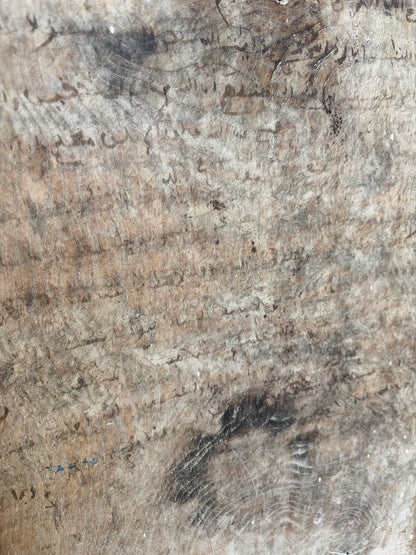 Morocco Medina Antique Wood & Ink Quranic Tablet – Distressed Driftwood