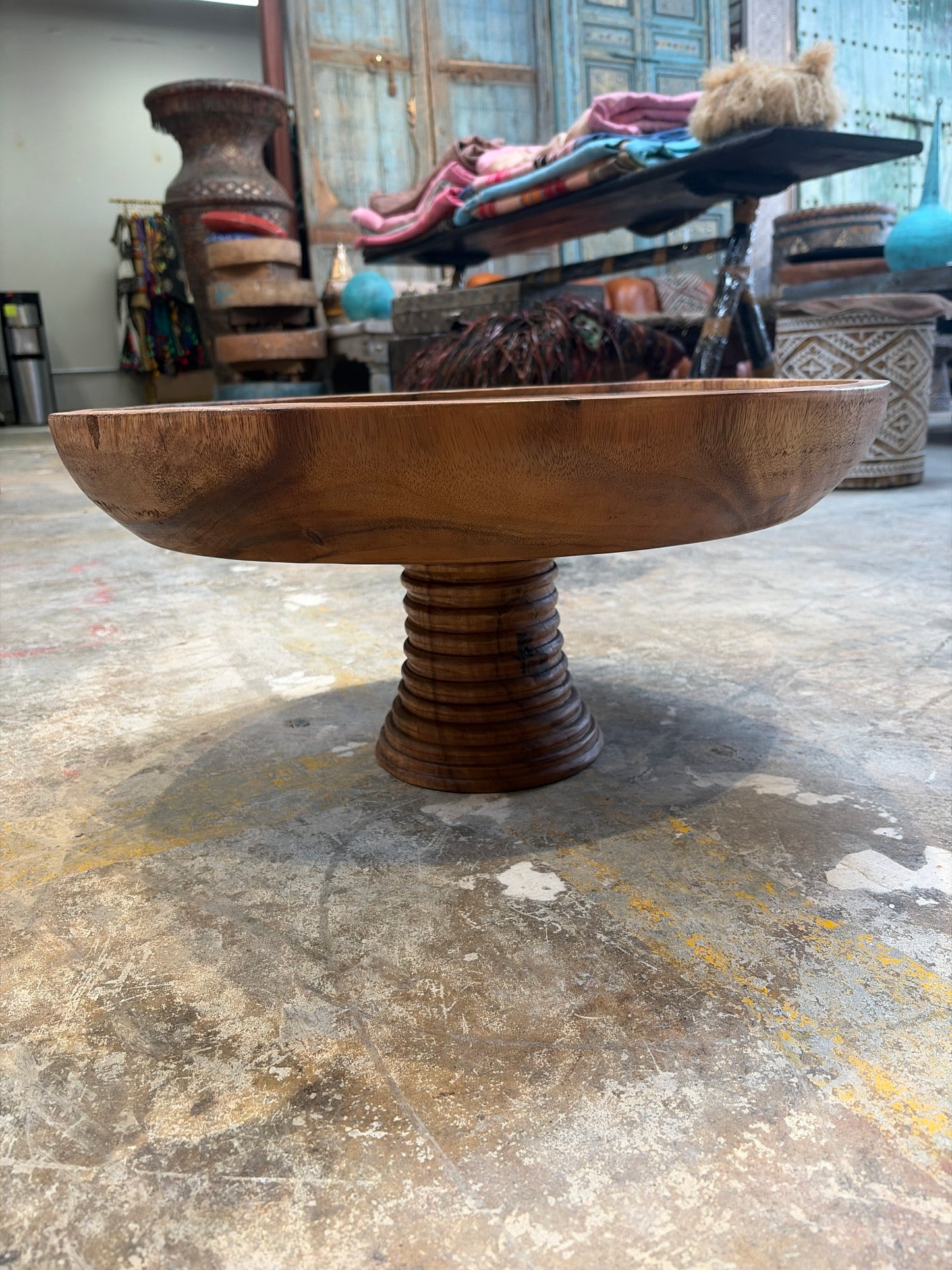 Nomadic Wild Wood Tray Top Low Coffee Table – Natural